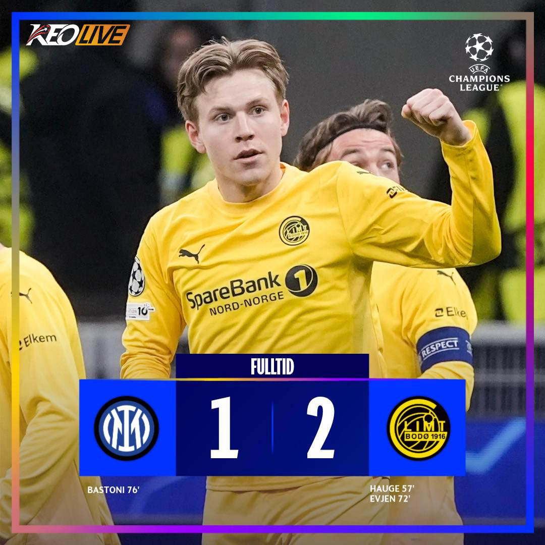 Inter Milan 1-2 Bodo/Glimt | Keolive