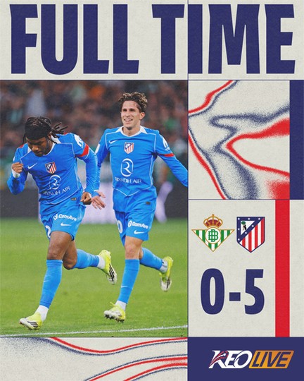 Real Betis 0-5 Atlético Madrid | Keolive