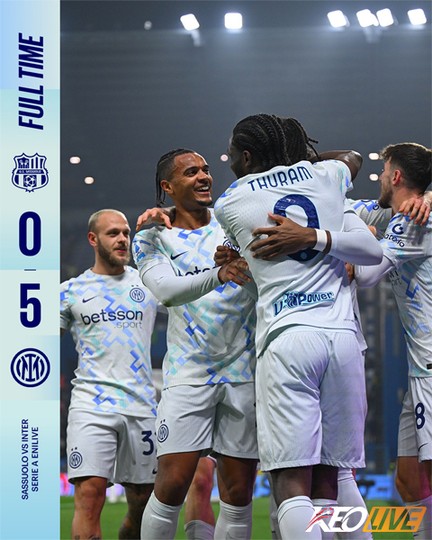 Sassuolo 0-5 Inter Milan | Keolive