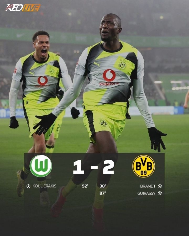 Wolfburg 1-2 Dortmund | Keolive