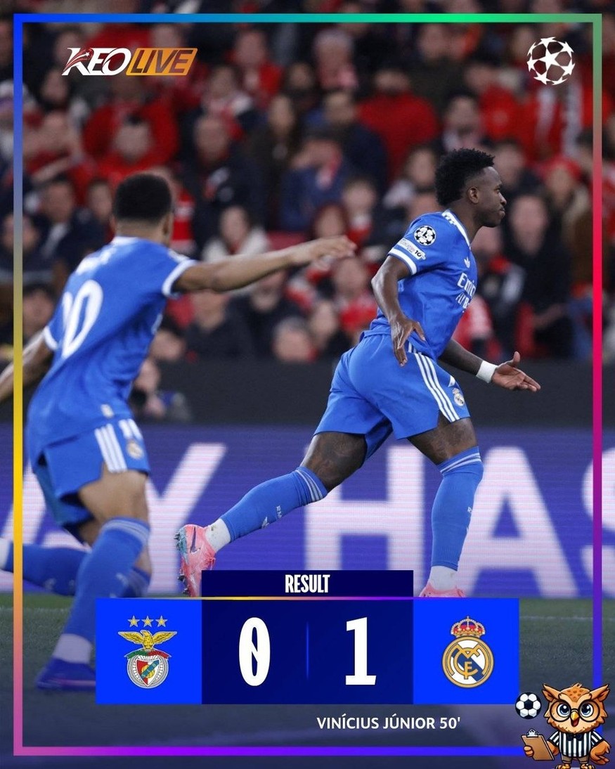 Benfica 0-1 Real Madrid | Keolive