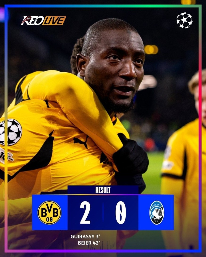 Borussia Dortmund 2-0 Atalanta | Keolive