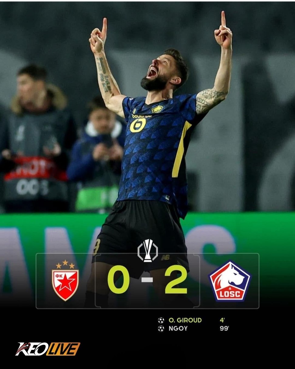 FK Crvena Zvezda 0-2 Lille | Keolive