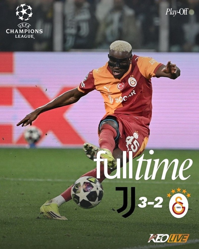 Juventus 3-2 Galatasaray (Agg. 5-7) | Keolive