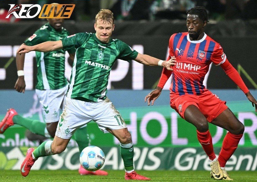 Lần gặp nhau gần nhất giữa Bremen vs Heidenheim | Keolive