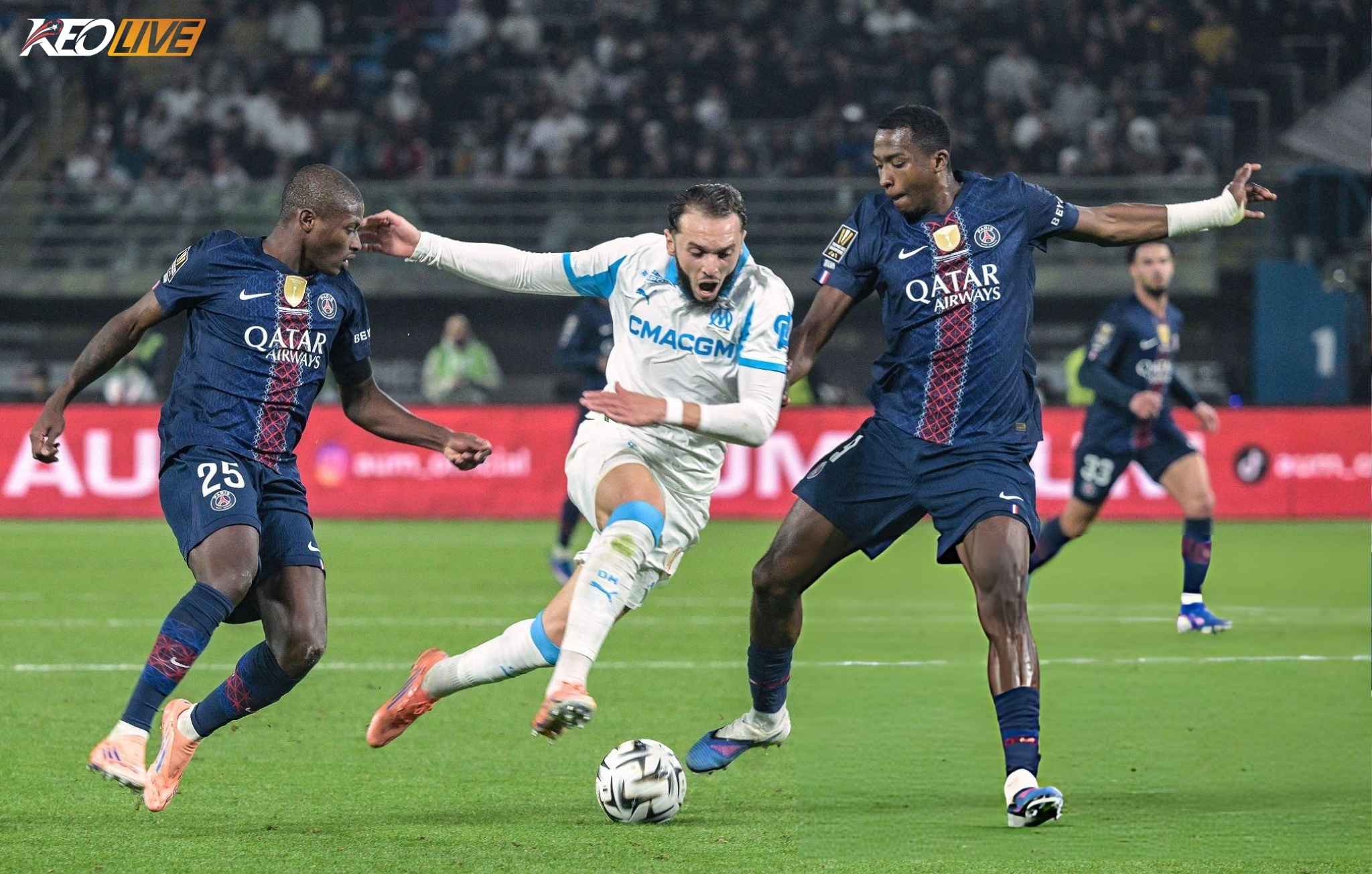 Lần gặp nhau gần nhất giữa PSG vs Marseille | Keolive