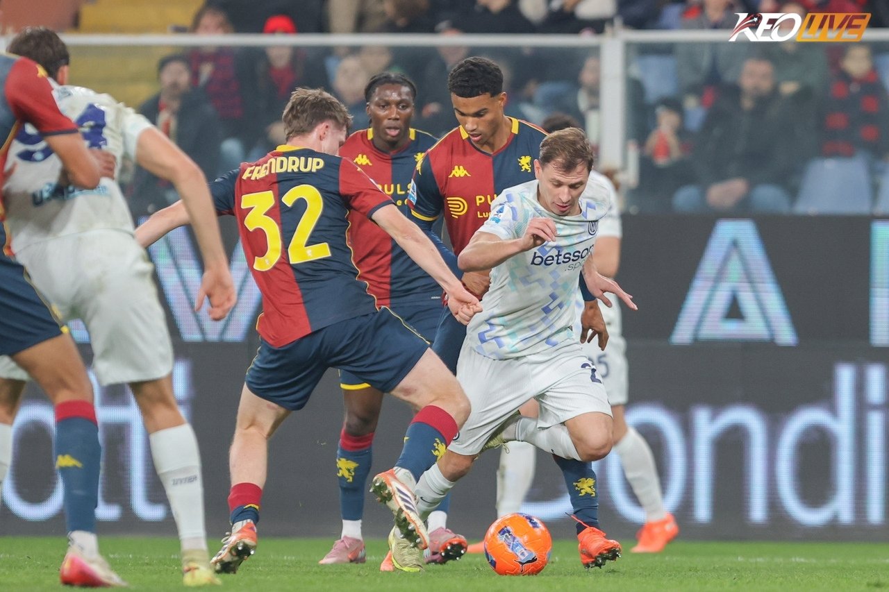 Lần gặp nhau gần nhất Inter vs Genoa | Keolive