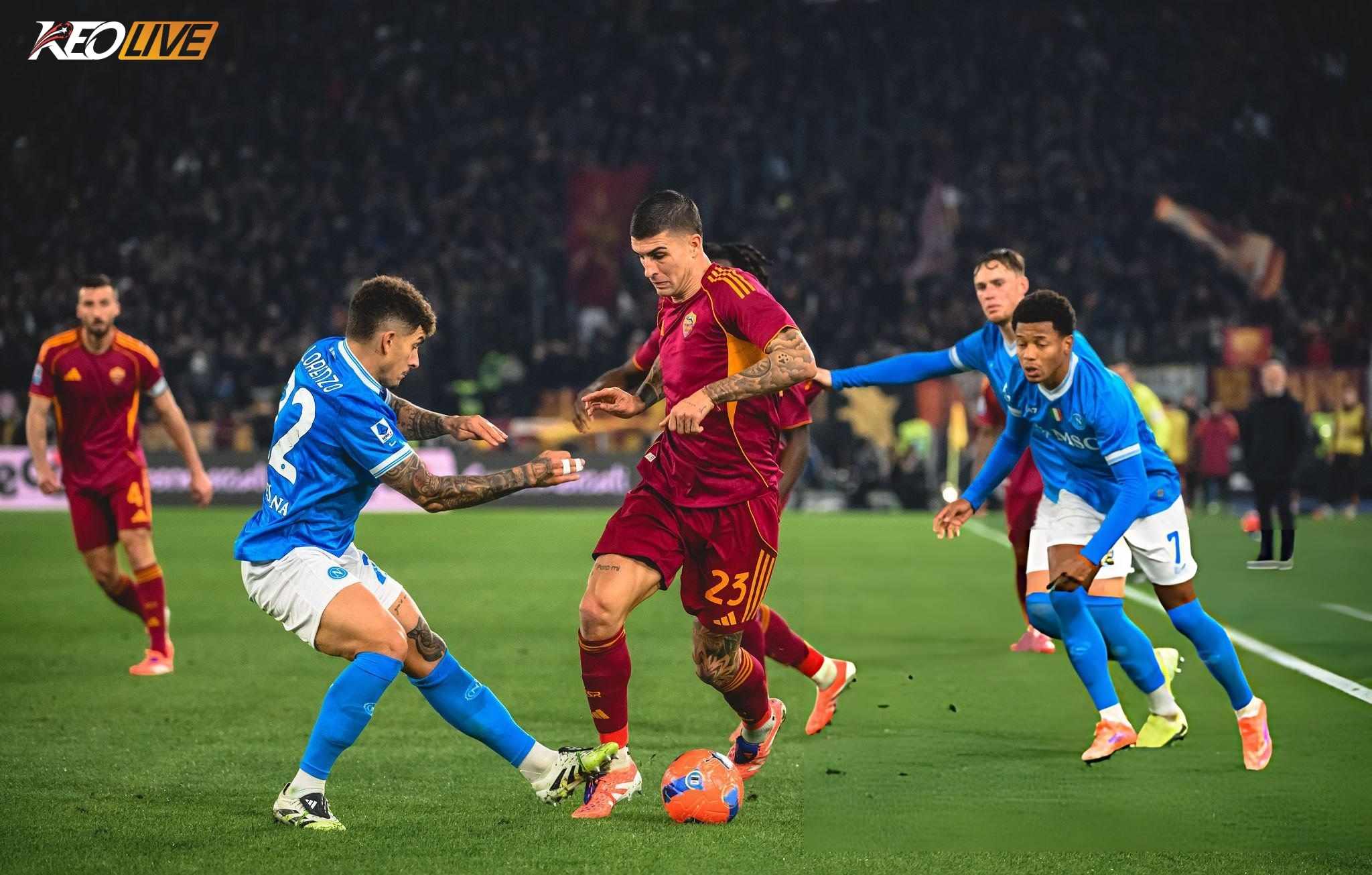 Lần gặp nhau gần nhất Napoli vs Roma | Keolive