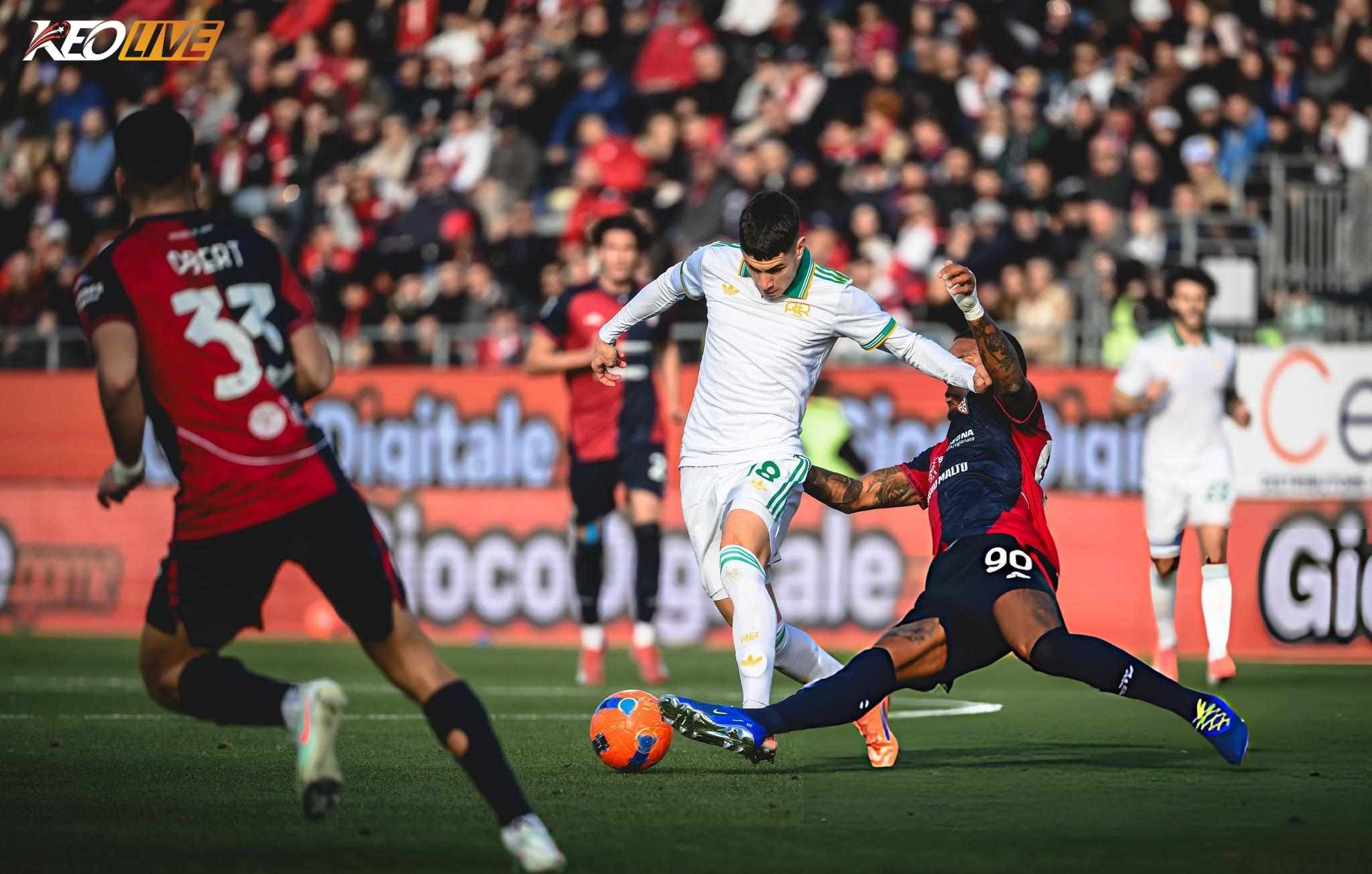Lần gặp nhau gần nhất Roma vs Cagliari | Keolive