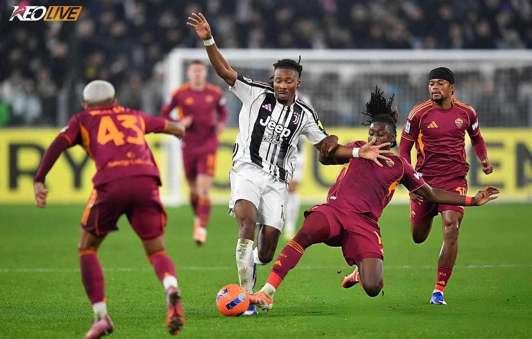 Lần gặp nhau gần nhất Roma vs Juventus | Keolive