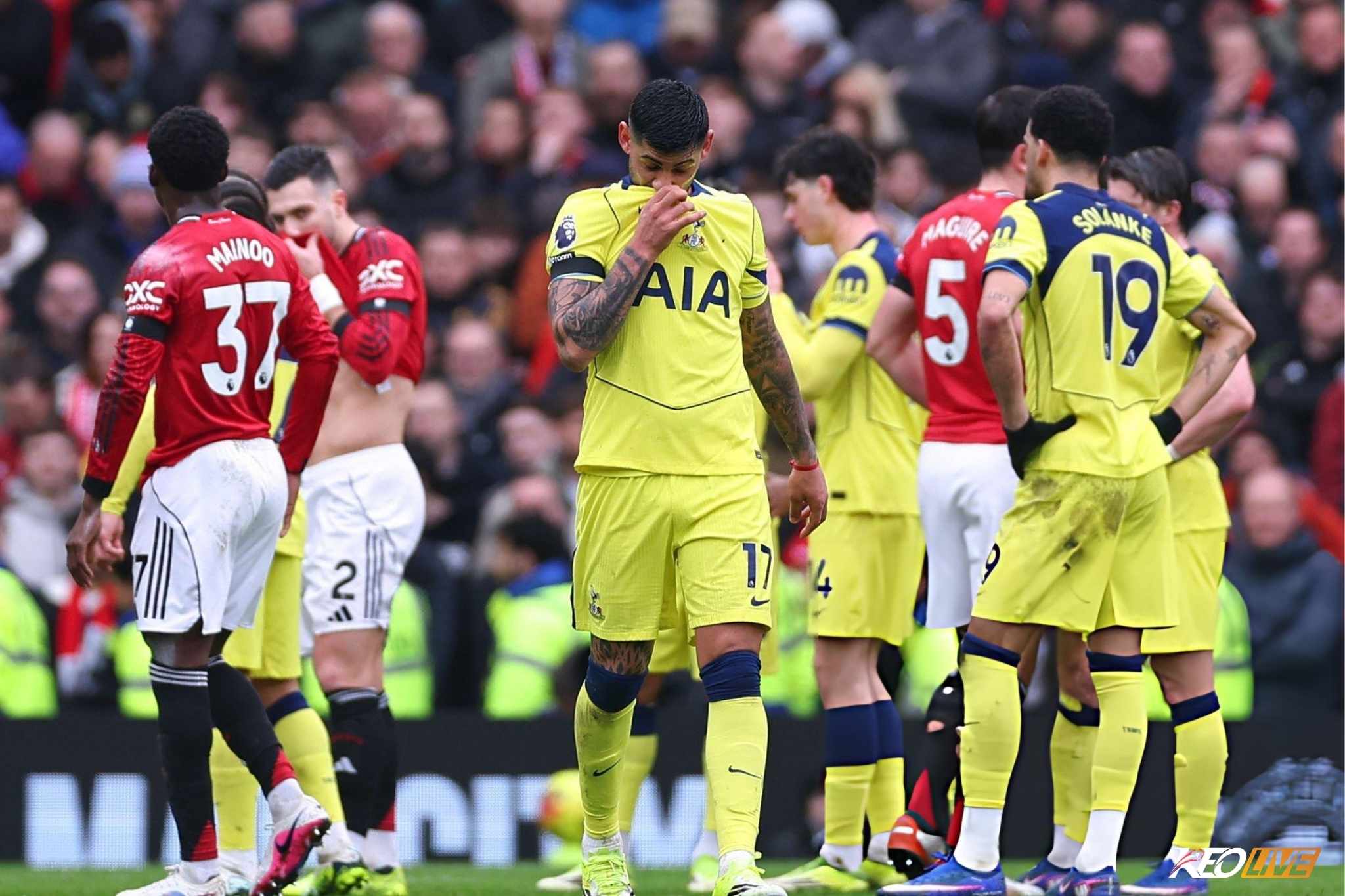 Thẻ đỏ của Romero làm thay đổi cục diện trận đấu | Keolive