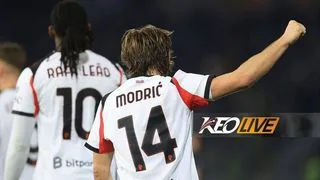 Hình ảnh cho bài Modric tỏa sáng phút 85, Rossoneri vượt khó trước Pisa