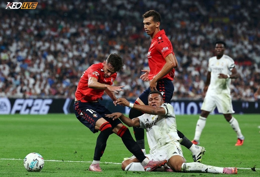 Lần đối đầu gần nhất giữa hai đội kết thúc với chiến thắng 1-0 nghiêng về Real Madrid | Keolive