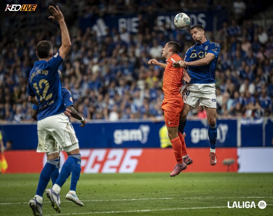 Ở lần đối đầu gần nhất giữa hai đội, Real Oviedo đã giành chiến thắng 1-0 | Keolive