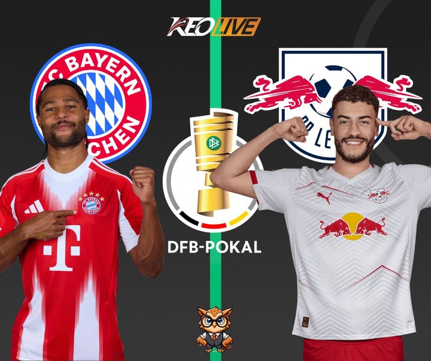 Trận đấu giữa Bayern Munich vs RB Leipzig | Keolive