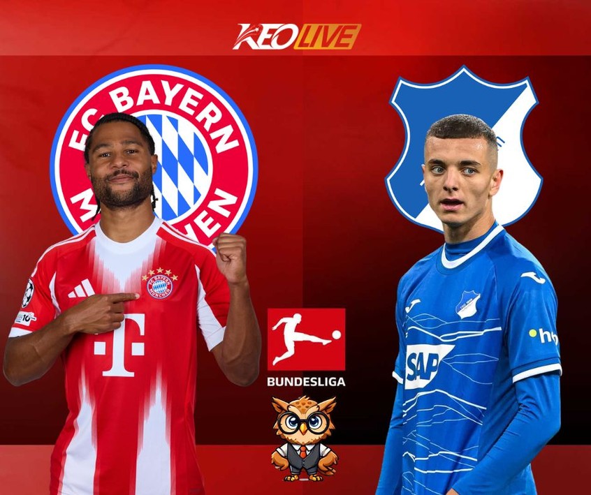Trận đấu giữa Bayern Munich vs Hoffenheim | Keolive