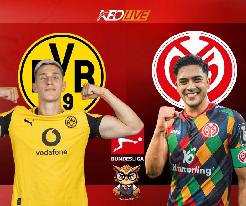 Trận đấu giữa Dortmund vs Mainz 05 | Keolive