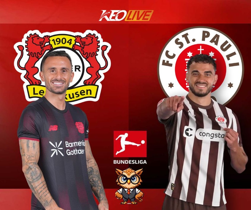 Trận đấu giữa Leverkusen vs St.Pauli | Keolive