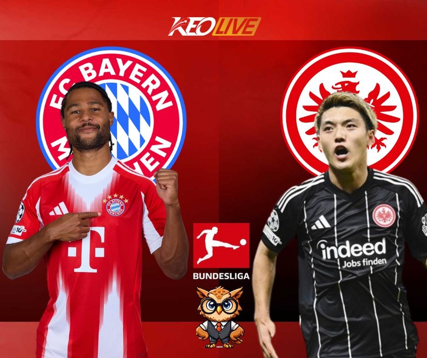 Trận đấu giữa Bayern Munich vs Frankurt | Keolive