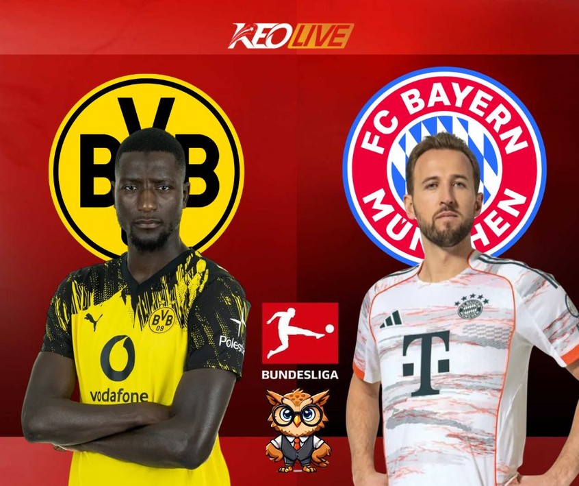 Trận đấu giữa Dortmund vs Bayern Munich | Keolive