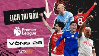Lịch thi đấu vòng 28 Premier League 2025/26: The Kop bứt phá