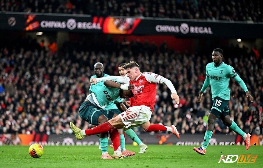 Phong độ của Wolves rõ ràng không bằng Arsenal | Keolive