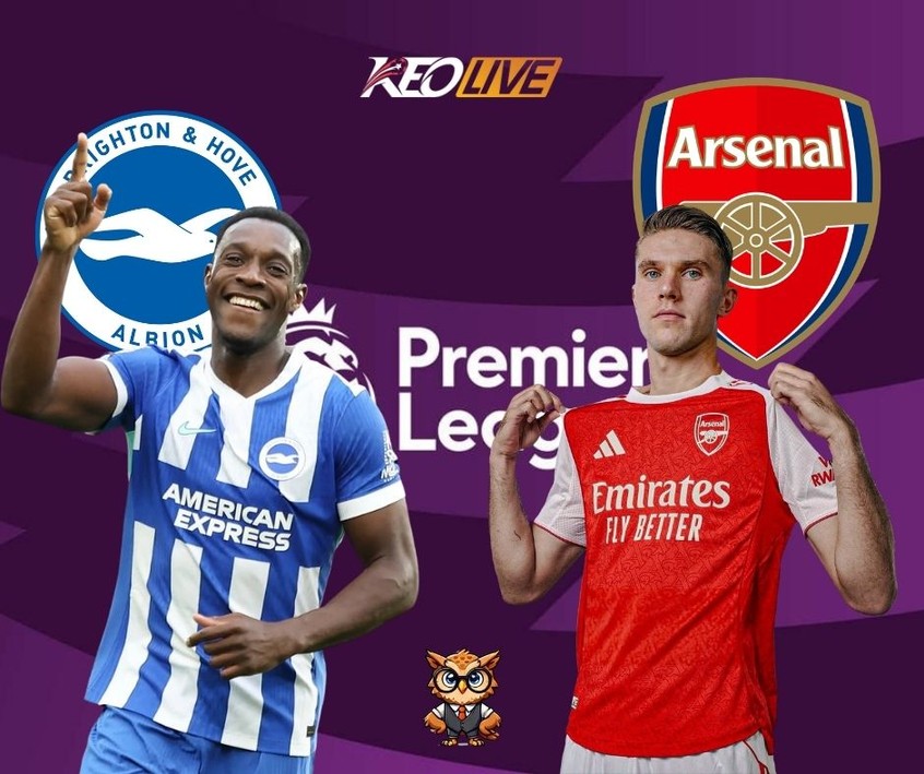 Trận đấu giữa Brighton và Arsenal | Keolive