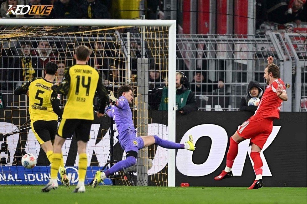 6 lần gặp Dortmund, Kane có cho mình 6 bàn thắng | Keolive