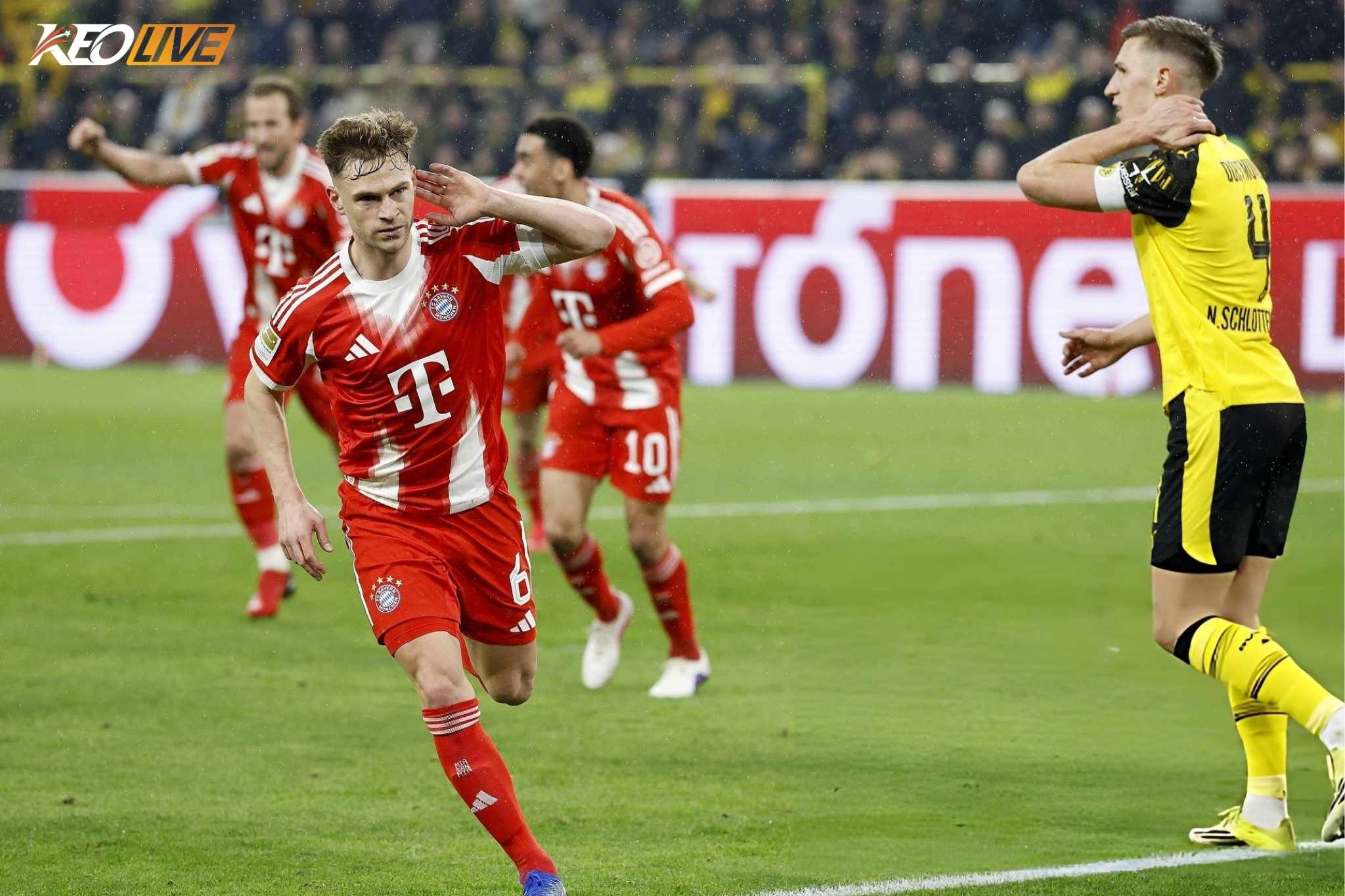 Kimmich làm câm lặng toàn bộ sân Signal Iduna Park | Keolive