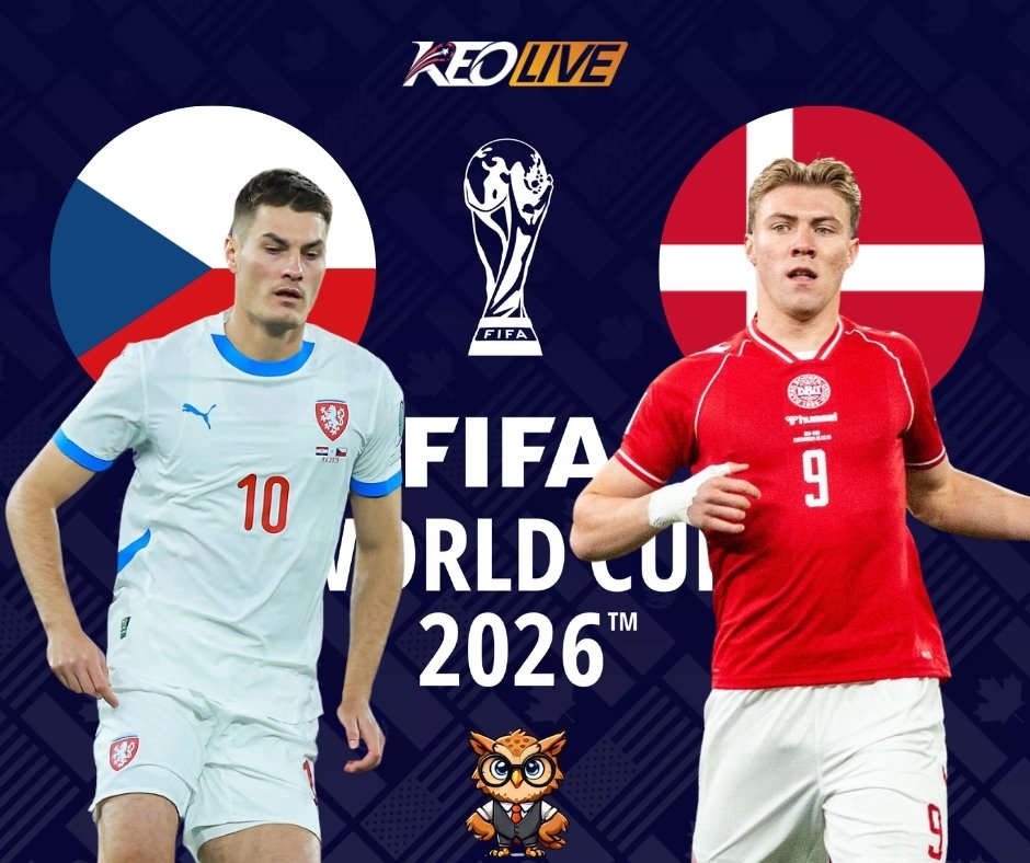 Cộng hoà Séc vs Đan Mạch | Keolive