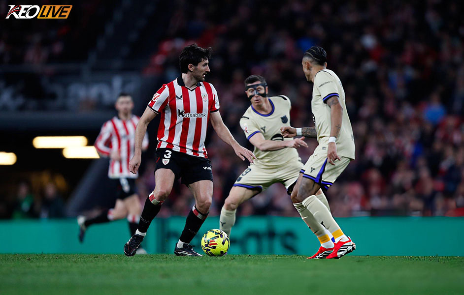 Barca gặp nhiều khó khăn trong việc xuyên phá hàng phòng ngự của Athletic | Keolive