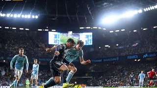 Hình ảnh cho bài Valverde lập công phút bù giờ, Real Madrid thắng nghẹt thở Celta Vigo