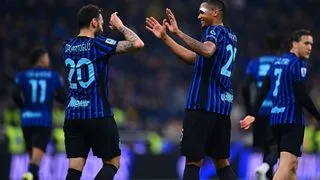 Hình ảnh cho bài Dimarco thăng hoa, Inter nới rộng cách biệt cho cuộc đua Scudetto