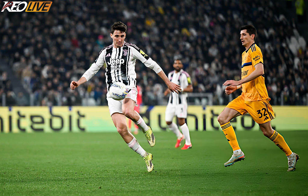 Cambiaso kết thúc tình huống phối hợp như sách giáo khoa của Juve bằng một bàn thắng | Keolive