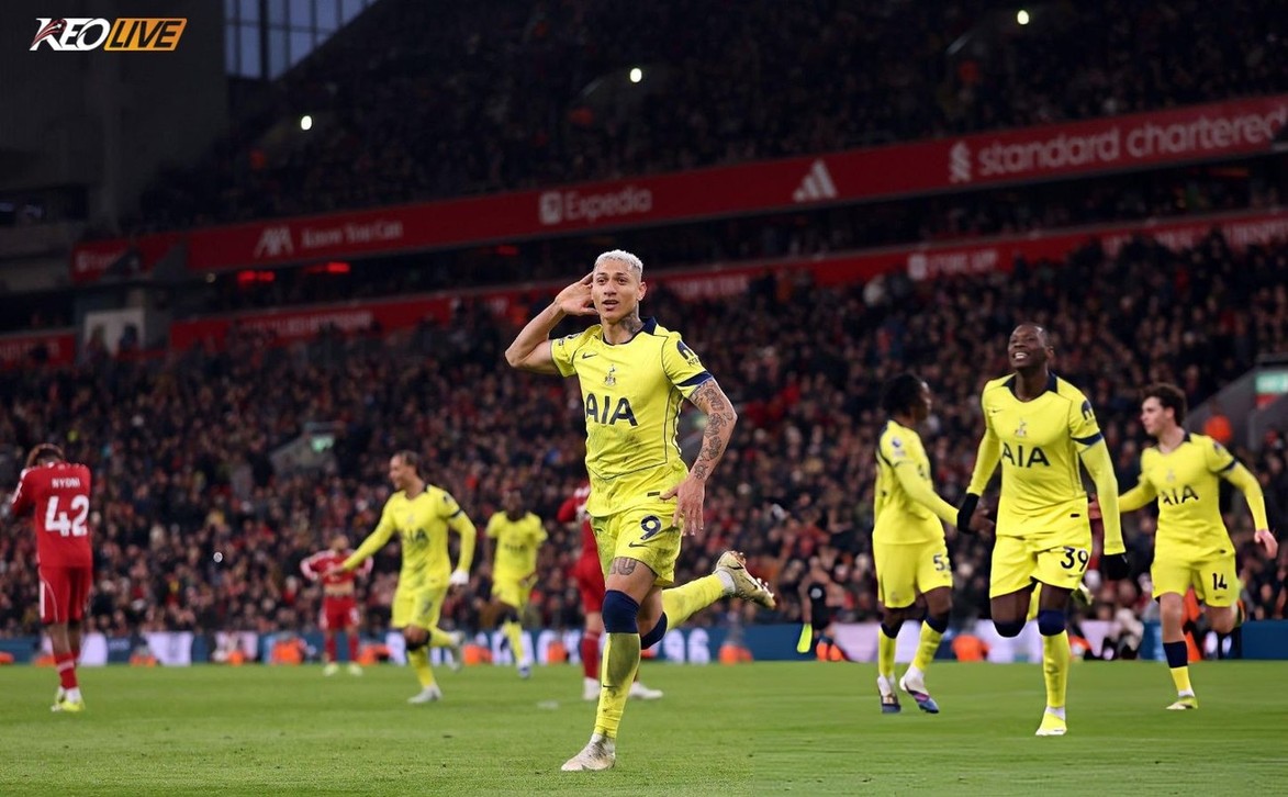 Bàn thắng muộn Richardlison mang về 1 điểm cho Spurs | Keolive