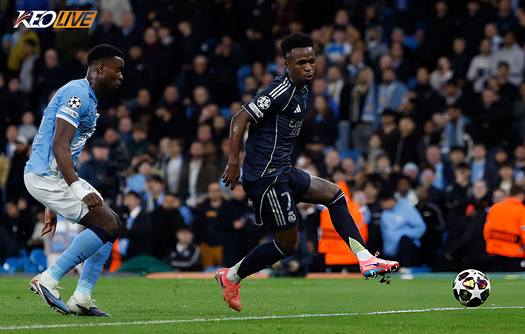 Vinicius đáp trả mọi khiêu khích nhắm vào anh bằng cú đúp | Keolive