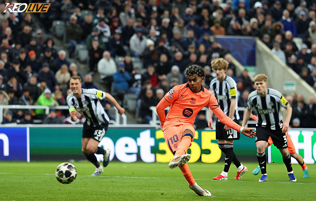 Sự lạnh lùng của Yamal trên chấm 11m đem về trận hòa cho Barca | Keolive