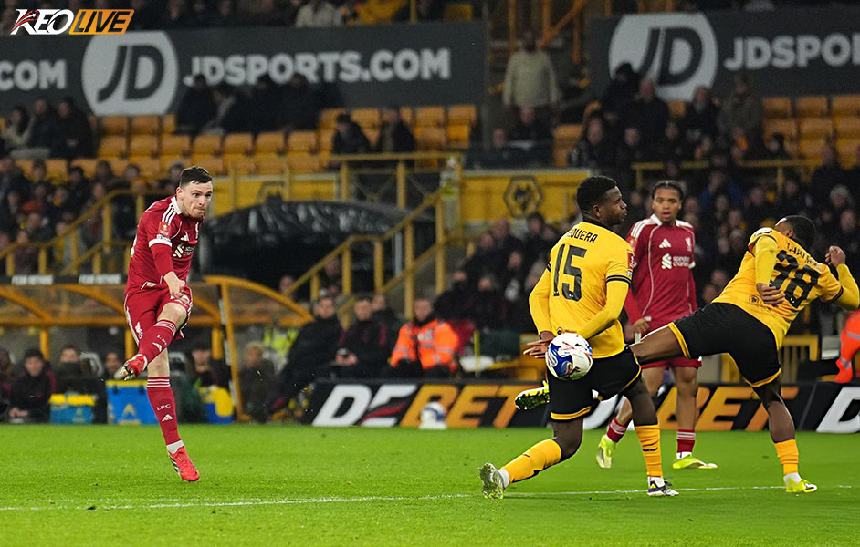 Siêu phẩm của Robertson giúp Liverpool mở ra thế trận dễ dàng | Keolive