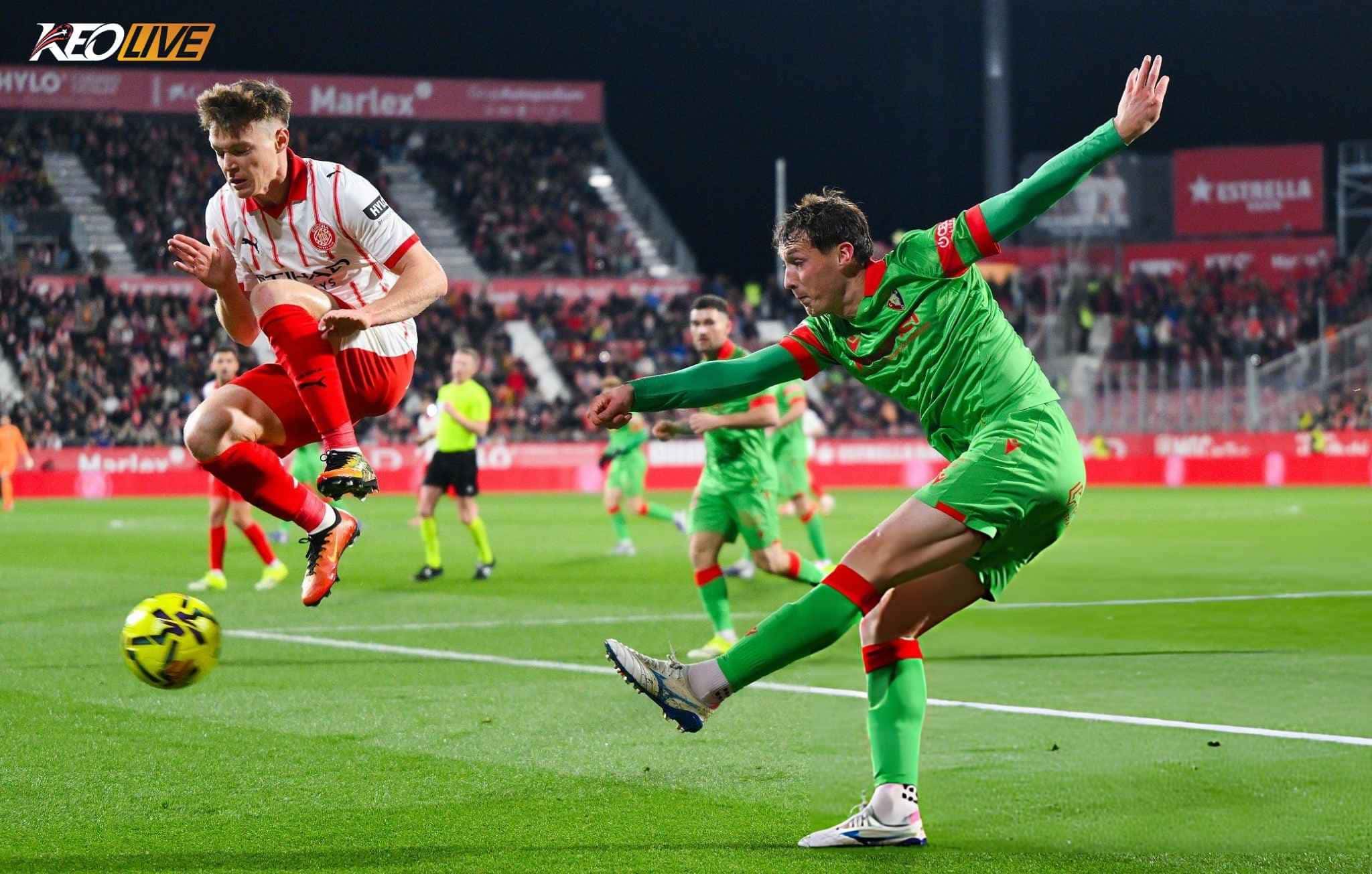 Ở lần gặp nhau trước đó giữa hai đội, Girona đã giành chiến thắng 1-0 | Keolive