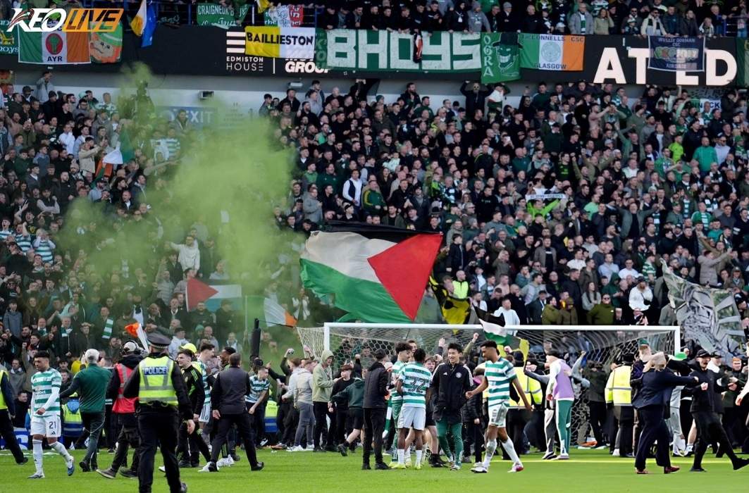 Hỗn loạn bùng nổ trên sân Ibrox | Keolive