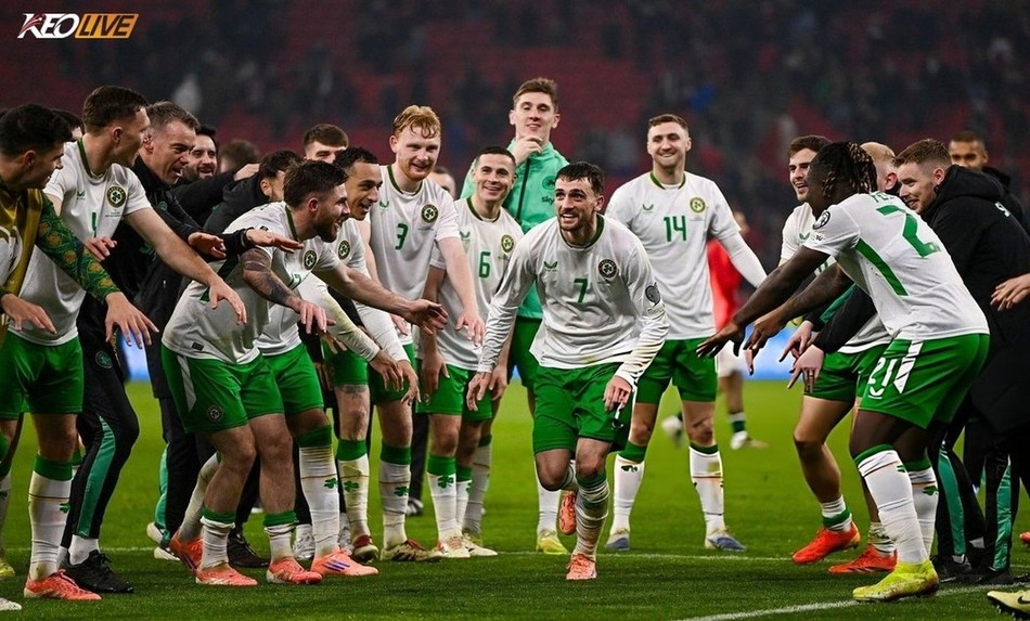 Ireland bứt phá mạnh mẽ với 3 chiến thắng liên tiếp để khép lại bảng F đầy ấn tượng | Keolive