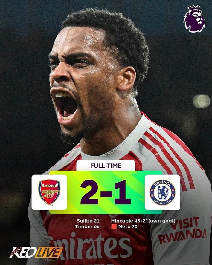 Arsenal 2-1 Chelsea | Keolive