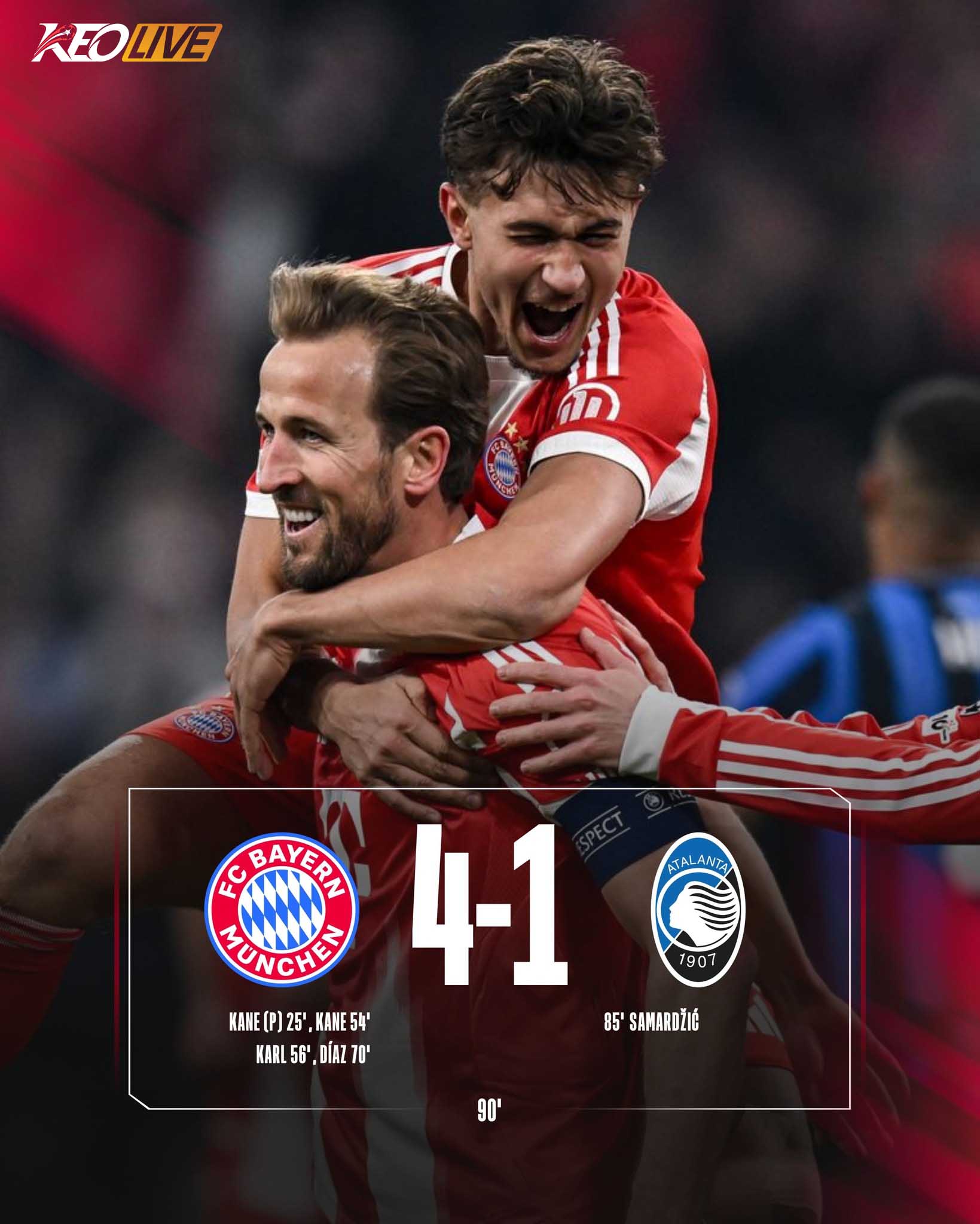Bayern Munich 4-1 Atalanta | Keolive