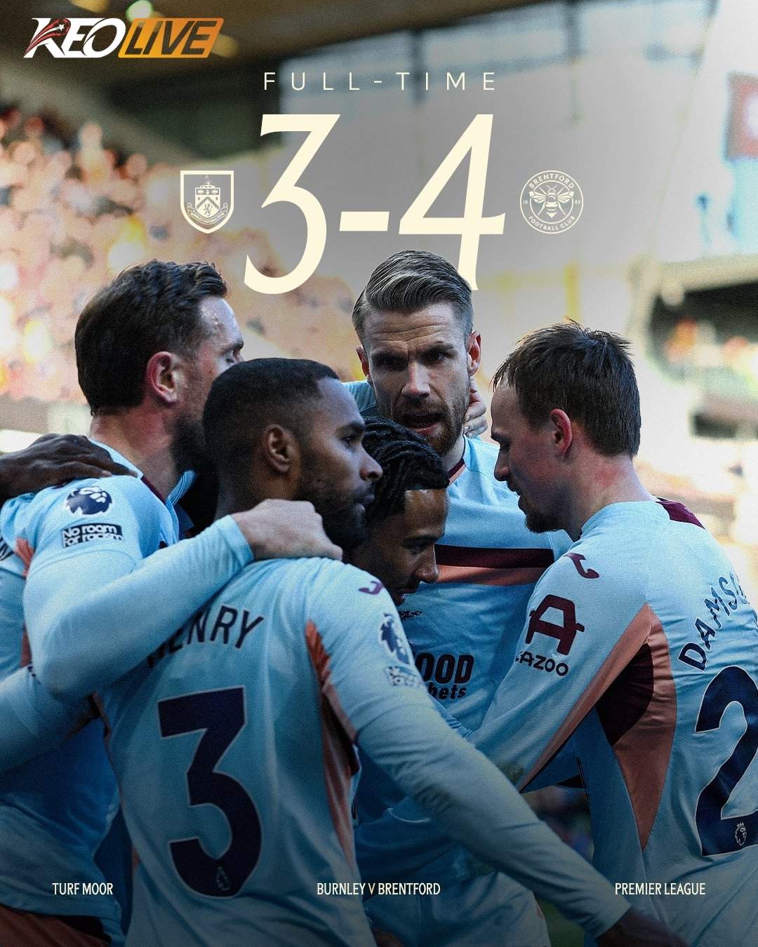 Burnley 3-4 Brentford | Keolive