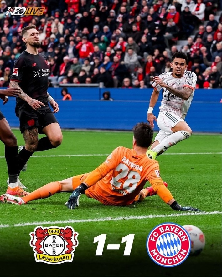 Leverkusen 1-1 Bayern Munich | Keolive