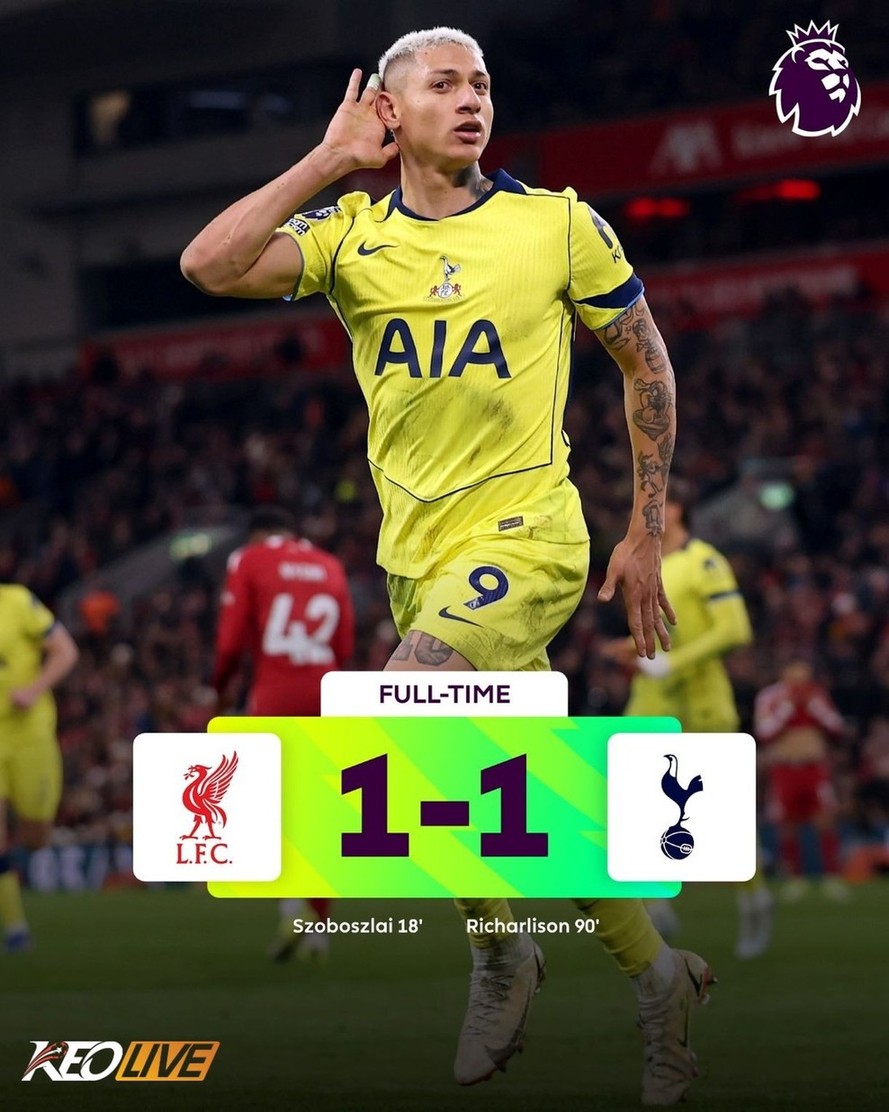 Liverpool 1-1 Tottenham | Keolive
