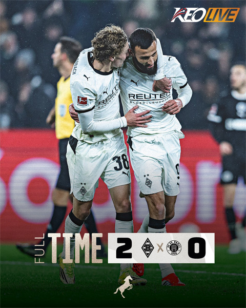 M'Gladbach 2-0 St. Pauli | Keolive