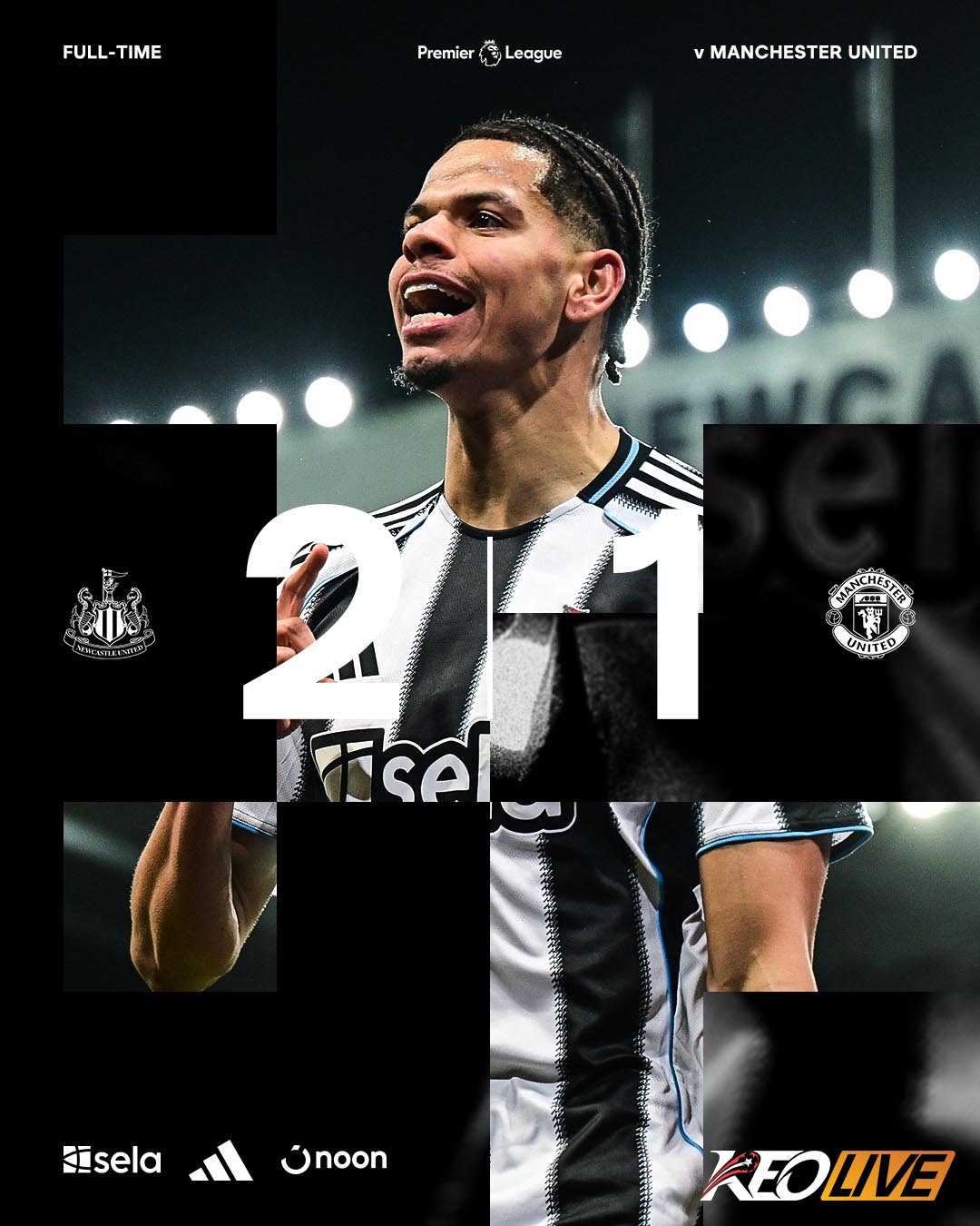 Newcastle 2-1 Manchester United | Keolive