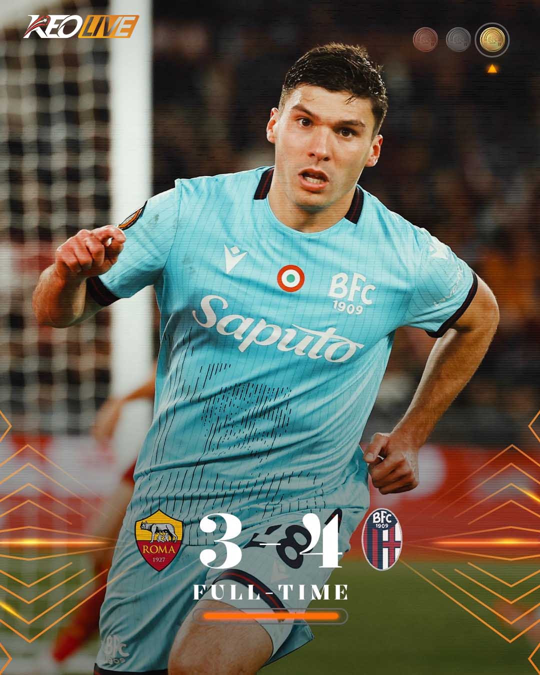 AS Roma 3-4 Bologna | Keolive