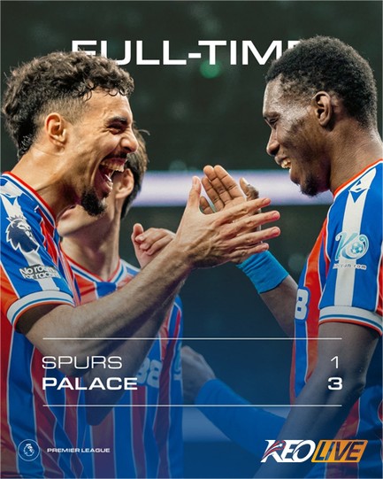 Tottenham Hotspur 1-3 Crystal Palace | Keolive